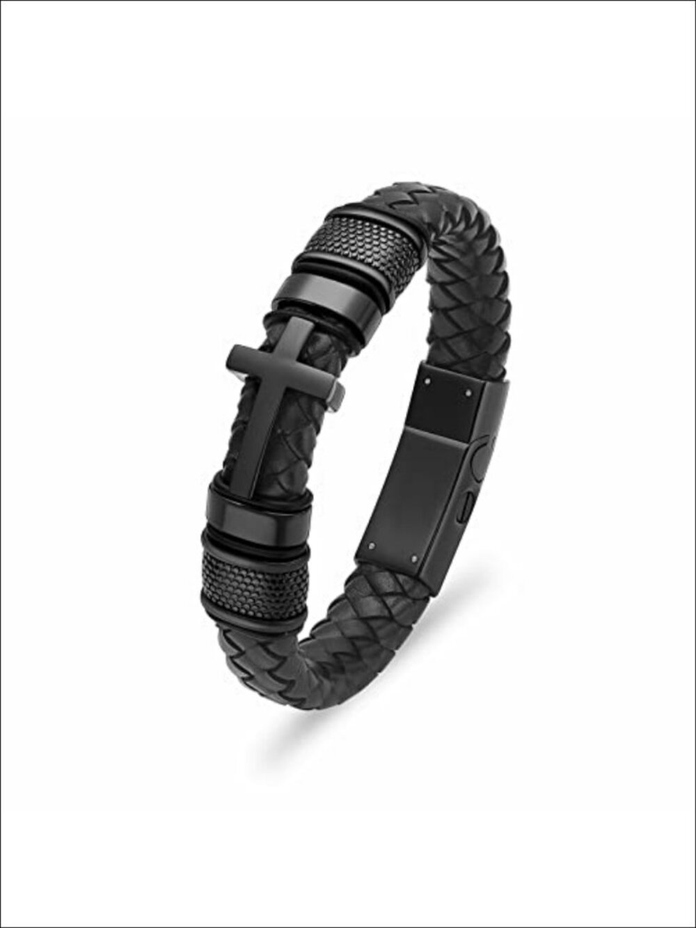 Stainless Steel Cremation Bracelet Memorial Urn Cuff for Ashes Braided Wristband